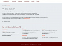 weschmid.ch Webseite Vorschau