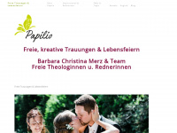 papilio-feiern.de Webseite Vorschau