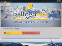 balloonalps.com Webseite Vorschau