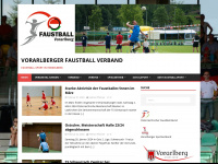 faustballvorarlberg.org Webseite Vorschau