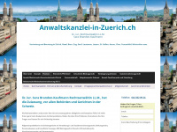 anwaltskanzlei-in-zuerich.ch Webseite Vorschau