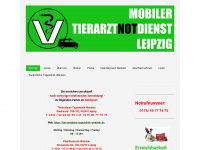 mobiler-tierarztnotdienst-leipzig.de Webseite Vorschau