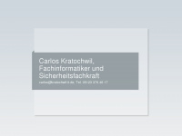 kratochwil-it.de Webseite Vorschau