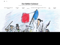 forbetterscience.com Webseite Vorschau