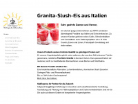 slush-granita.de Webseite Vorschau