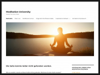 meditation-university.org Webseite Vorschau
