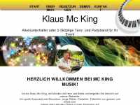 klaus-mc-king.de Webseite Vorschau