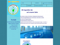 schwimmschule-aquarius.de Webseite Vorschau