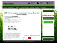 led-grow.info Webseite Vorschau