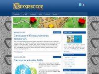 carcassonne.lv Webseite Vorschau