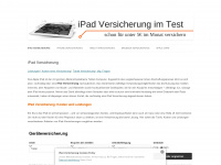 ipad-versicherung-test.de Webseite Vorschau