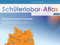 schuelerlabor-atlas.de Webseite Vorschau