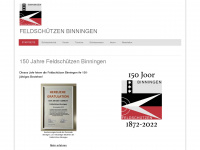 feldschuetzen-binningen.ch Webseite Vorschau