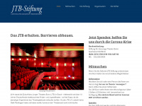 jtb-stiftung.de Webseite Vorschau