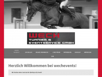 wechevents.at Webseite Vorschau