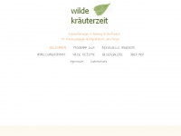 wilde-kraeuterzeit.de Webseite Vorschau