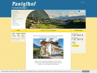 paniglhof.it Webseite Vorschau