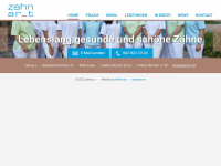 zahnar-t.ch Webseite Vorschau