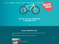 hallovelo.be Webseite Vorschau