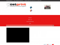 ostprint.ch Webseite Vorschau