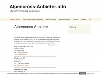alpencross-anbieter.info Webseite Vorschau