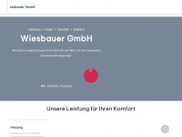 wiesbauer-gmbh.de Webseite Vorschau