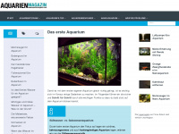 aquarienmagazin.com Webseite Vorschau