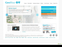 geo-blue.com Webseite Vorschau