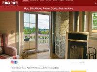 harz-blockhaus-ferien.de Webseite Vorschau