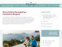 naturerlebnis-kaisergebirge.at Webseite Vorschau