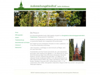 auferstehungsfriedhof.de Webseite Vorschau