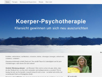 koerper-psychotherapie.ch Webseite Vorschau