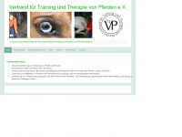 vttp-pferdetherapie.de Webseite Vorschau