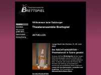 theater-brettspiel.at Webseite Vorschau