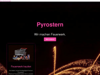 pyrostern.de Webseite Vorschau