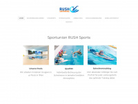 rush-swimming.at Webseite Vorschau