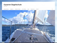 kanaren-segelschule.de Webseite Vorschau