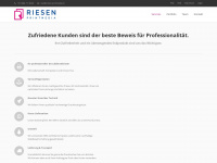 riesen-printmedia.ch Webseite Vorschau