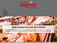 metzgerei-sigrist.ch Webseite Vorschau