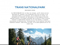 transnationalpark.at Webseite Vorschau