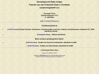 grafschaft-glatz-genealogie.eu Webseite Vorschau