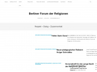 berliner-forum-religionen.de Webseite Vorschau