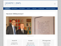 schuetz-zintl.de Webseite Vorschau