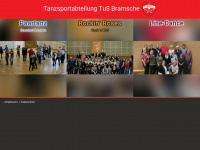 tanzen-bramsche.de Webseite Vorschau