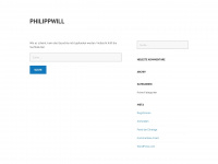 philippwill.wordpress.com Webseite Vorschau