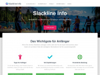 slackline-info.de Webseite Vorschau
