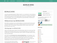 bonus.wiki Webseite Vorschau