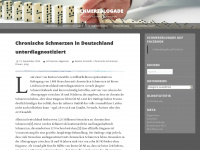 schmerzblogade.com Webseite Vorschau