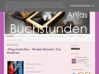 anjas-buchstunden.blogspot.com Webseite Vorschau