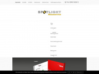 spotlight-messeservice.de Webseite Vorschau